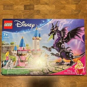 LEGO 43240 Maleficent’s Dragon Form and Aurora’s Castle New